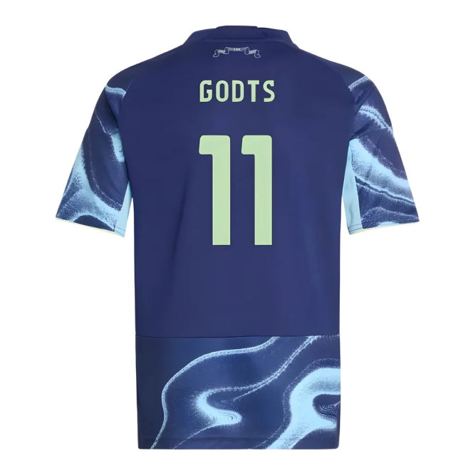2025-2026 Ajax Away Shirt (Kids) (Godts 11)-SoccerKits Hub | Buy Soccer Jerseys Online